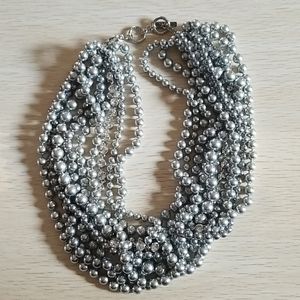 Crystal and Pearl Necklace